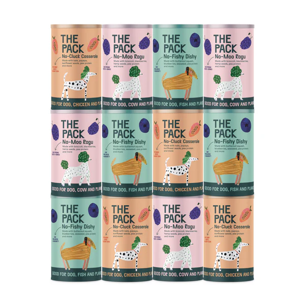 THE PACK Plant-Based Wet Dog Food: Complete, Nutritious & Eco-Friendly Meals